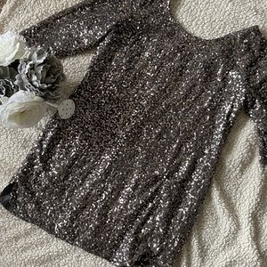 Lauren Conrad silver dress. Size XL.